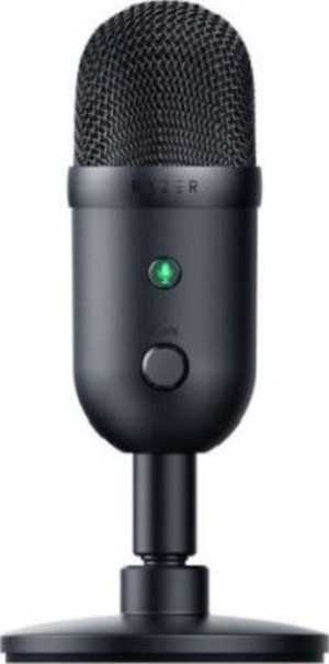 Razer Seiren V2 X USB Microphone for Streamers, 25mm Condenser Microphone,Supercardioid Pickup Pattern, Analog Gain Limiter, 48 kHz Sample Rate, Black | RZ19-04050100-R3M1