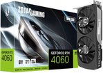 ZOTAC GAMING GeForce RTX 4060 Twin Edge Graphics Card, 8GB GDDR6 128-bit Memory, 2460 MHz Boost Clock, 17 Gbps Memory Clock, PCI E 4.0 x8, 3072 CUDA Cores, 3 x DP 1.4a / 1 x HDMI | ZT-D40600E-10M