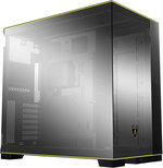 Lian Li O11D EVO RGB Automobili Lamborghini Edition Tower Computer Case, Up to 420mm Radiator & 9x Fan Support, 5â€³ LCD Display, 4.0mm Tempered Glass, Steel & Carbon Fiber Material, Black | O11DERGBL
