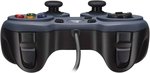 Logitech F310 Wired Gamepad, Works with Android TV, Extensive Game Support, 4 Switch D-Pad, Easy to Set Up, Comfortable Grip, 1.8 Meter Cord Length, Blue - Black | 940-000138 / 940-000112