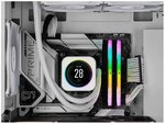 Corsair VENGEANCE RGB 32GB (2 x 16GB) DDR5 Desktop Memory Kit, 6000MHz Speed, CAS 40 Latency, 1.35 Voltage, XMP 3.0 / Intel 600 / 700 Series Compatibility, White | CMH32GX5M2B6000C40W