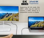 Promate PowerBolt240 240W Super Speed Fast Charging USB-C Cable, Supports Data Transfer Speeds Up to 40Gbps & 8K@60Hz Video, 10000+ Bend Lifespan, 2 Meters, Black | PowerBolt240-2m