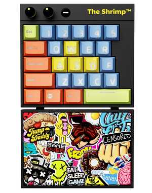 The Shrimp Bomber Gaming Keyboard