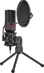 Redragon Seyfert GM100 Gaming Stream Microphone, With Pop Filter, 3.5mm Plug, 50Hz-16kHz Frequency, Sensitivity -30dBÂ±3dB, Omni Condenser Mic, â‰¤2.2KÎ© Impedance | Seyfert GM100
