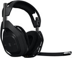 Logitech Astro A50 X LIGHTSPEED Wireless with PLAYSYNC Gaming Headset + Base Station, 40mm PRO-G GRAPHENE, 24H Playtime, Up to 24bit Audio, HDMI 2.1 Passthru, for Xbox X|S, PS5, PC, Black | 939-002126