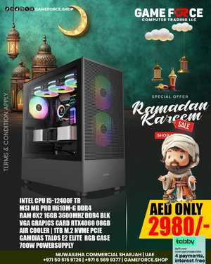 GAMING PC INTEL CORE I5-12400F