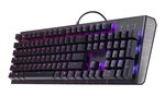  Cooler Master CK550 Gaming Mechanical Keyboard with RGB Backlighting, Brushed Aluminum Design, floating keycaps, On-the-Fly Controls, and Hybrid Key Rollover, Red Mechanical Switch | CK-550-GKGR1-US