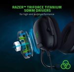 RAZER BLACKSHARK V2 WIRED ESPORTS THX 7.1 SPATIAL SURROUND SOUND GAMING HEADSET | RZ04-03230100-R3M1