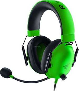 Razer BlackShark V2 X Wired Esports Gaming Headset, 7.1 Surround Sound, 50mm Drivers, 240g Lightweight Build, Noise Cancelling Mic, Hybrid Memory Foam Cushions Comfort, Green | RZ04-03240600-R3M1