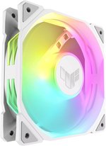 ASUS TUF Gaming TR120 ARGB Reverse Blade Fan. 120mm Fans, Up to 2000 rpm Fan Speed, 77.4 CFM Airflow, Aura Sync Compatiblity, PWM Control, Tripple Pack, White | 90DA00D3-B09020