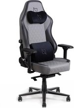  Navodesk APEX Cloud Leather Ergonomic Gaming Chair, 155Â° Reclining High Back Chair, 4D Metal Armrest, Magnetic Memory Foam Headrest, Lumbar Support, 60mm Castors, Ultimate Grey | B0CCYTD4XC