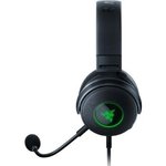 Razer Kraken V3 Wired USB Gaming Headset, With Razer Chroma RGB, TriForce Titanium 50mm Drivers, THX Spatial Audio, 20 Hz - 20 kHz Frequency Response, USB-A, Black | RZ04-03770200-R3M1