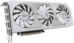 GIGABYTE GeForce RTX 4060 AERO OC Graphics Card, 8GB GDDR6 128 bit Memory, 2550 MHz Core Clock, 17Gbps Memory Speed, 3072 CUDA Cores, PCI-E 4.0, DP.4a*2 / HDMI 2.1a*2, White | GV-N4060AERO OC-8GD