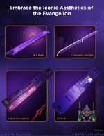 Govee x Evangelion Gaming Wall Light, RGBIC Color Support, 12 Light Sections & 8 Connectors, High-Level DIY Customization, Sci-fi-like Smart Control Features, Wi-Fi + Bluetooth Connectivity | H6063