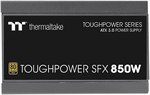 Thermaltake Toughpower SFX 850W Gold Power Supply, 850W Power Capacity, Active PFC, 80 PLUS Gold Efficiency, PCIe Gen 5.0, Black | PS-STP-0850FNFAGK-1