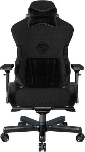 Anda Seat T-Pro II Premium Gaming Chair, 4D Armrests, Memory Foam Neck Pillow & Lumbar Support, Black | AD12XLLA-01-B-F