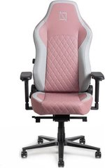 Navodesk APEX Cloud Leather Ergonomic Gaming Chair, 155Â° Reclining High Back Chair, 4D Metal Armrest, Magnetic Memory Foam Headrest, Lumbar Support, 60mm Castors, Bubblegum | B0CCYV5TG2