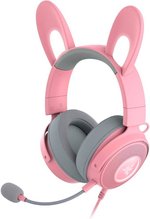 Razer Kraken Kitty V2 Pro Gaming Headphones, 50mm Razer TriForce Titanium, Passive Noise Cancellation, Unidirectional Pick-Up Pattern, USB Type-A Connectivity, Quartz | RZ04-04510200-R3M1