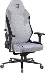 Navodesk Formula Series Apex Air Gaming Chair, Lumbar Support, 4D Armrests, Memory Foam Pillows & Magnetic Headrest, Up to 155Â° Backrest Recline, 135kg Weight Capacity, Light Grey | APEX-AIR-FW-LG