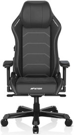 DXRacer 1238S Master Series Gaming Chair, Microfiber Leather, 4D Armrests, Multi-functional Tilt, 3" Casters, High Density Mold Shaping Foam, 220lbs Recommended Weight, Black | DMC-I238S-N-N1-A3 Model: DMC-I238S-N-N1-A3
