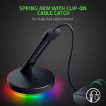 Razer Mouse Bungee V3 Chroma, Razer Chroma RGB Underglow Lighting, Spring Arm, Clip-On Cable Catch, Rust-Resistant Spring Arm, Anti-Slip Feet, Black | RC21-01520100-R3M1