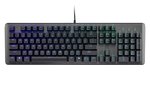  Cooler Master CK550 Gaming Mechanical Keyboard with RGB Backlighting, Brushed Aluminum Design, floating keycaps, On-the-Fly Controls, and Hybrid Key Rollover, Red Mechanical Switch | CK-550-GKGR1-US