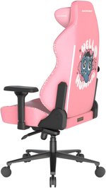 DXRacer Craft Pro Hello Human Cat Edition Gaming Chair, 2D Integrated Lumbar Support, 4D Armrest, 90Â° - 135Â° Reclining Backrest, Cold-Cure Foam, Class 4 Hydraulics, Pink | CRA-PR008-P-H1