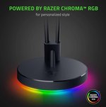 Razer Mouse Bungee V3 Chroma, Razer Chroma RGB Underglow Lighting, Spring Arm, Clip-On Cable Catch, Rust-Resistant Spring Arm, Anti-Slip Feet, Black | RC21-01520100-R3M1