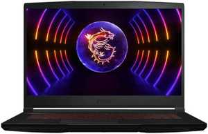 MSI GF63 THIN 12VE 9S7-16R821-027 | Core i7 12650H, 16GB, 512GB SSD, 15.6"FHD 144Hz, 6GB NVIDIA RTX 4050, Win11 Home, Eng-Arab K/B, Black
