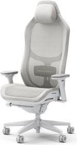 Fractal Refine Gaming Chair, Nylon Reinforced Mesh Fabric Cover, Synchro-Tilt Mechanism, Hubless 65mm with Soft PU Casters, Adjustable Lumbar Support, Class 4 Gas Piston, Mesh Light | FD-CH-RE1M-02