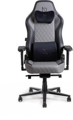  Navodesk APEX Cloud Leather Ergonomic Gaming Chair, 155Â° Reclining High Back Chair, 4D Metal Armrest, Magnetic Memory Foam Headrest, Lumbar Support, 60mm Castors, Ultimate Grey | B0CCYTD4XC