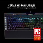 CORSAIR GAMING KEYBOARD K95 RGB PLATINUM, RGB LED, CHERRY MX