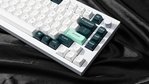 Keychron Q1 HE QMK Wireless Mechanical Keyboard, Gateron Double-Rail Magnetic Nebula Switches, Fully Assembled Knob, OSA PBT Keycaps, Tri-Mode Connectivity, ENG-ARAB Layout, Shell White | Q1H-P1-AR