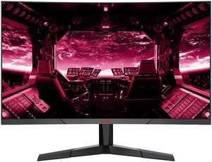 Koorui 27E6QC 27" VA QHD Curved Gaming Monitor, 144Hz Refresh Rate, 1800R Curved, 1ms Response Time, FreeSync/G-Sync Technology, 85% DCI-P3 Color Gamut, DP1.2/HDMI*2, Black | 27E6QC