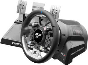 Thrustmaster T-GT II Racing Wheel, With Set of 3 Pedals, Real-Time Force Feedback, Brushless 40-Watt Motor, Dual-Belt System, Magnetic Technology, For PS5/PS4/PC | TM-WHL-TGT-2