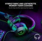 Razer Kraken V3 HyperSense Wired USB Gaming Headset, With Haptic Technology, TriForce Titanium 50mm Drivers, THX Spatial Audio, 32 â„¦ (1 kHz) Impedance, USB-A, Black | RZ04-03770100-R3M1