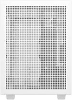 DeepCool CH260 Micro-ATX Computer Case, Up to 360mm Radiator, Up to 6x 120mm Fan Support, 4x Expansion Slots, Tempered Glass Side Panel, Wraparound Mesh Panels, White | R-CH260-WHNGM0-G-1