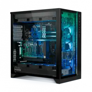 EKWB INTEL CORE 14900K VGA CARD RTX 4090 CUSTOM WATER COOLING PC
