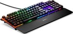 SteelSeries Apex 7 Mechanical Gaming Keyboard, Aircraft Grade Aluminum Alloy, Red Mechanical Gaming Switches | 64636