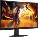 AOC C27G4ZE Gaming Monitor, 27" VA FHD Display, Up to 280Hz Refresh Rate, 0.3ms (MPRT) Response Time, Adaptive Sync Technology, 1.07b Color Display, 1500R Curvature, Black | C27G4ZE
