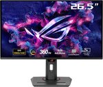 ASUS ROG Strix XG27ACDNG Gaming Monitor, 27" QD-OLED Display, QHD Resolution, 360Hz Refresh Rate, 0.03ms (GtG) Response Time, AMD FreeSync Premium Pro & G-SYNC Compatible, Black | XG27ACDNG
