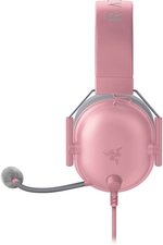 Razer BlackShark V2 X Gaming Headset, 7.1 Surround Sound Capable, TriForce 50mm Drivers, 3.5mm Jack, Breathable Memory Foam Cushion, For PC, PS4, Nintendo Switch, Quartz Pink | RZ04-03240800-R3M1