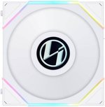 Lian Li Uni Fan TL 120 Reverse Blade Case Fan, 1.6" LCD, 120mm Fan Size, 1900 RPM Fan Speed, 54.3 CFM Airflow, PA66 / PBT Materials, Fluid Dynamic Bearing, Single Pack, White | G99.12RTLLCD1W.00