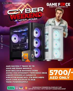 GAMING PC AMD RAYZEN 7 7800X 3D TR	