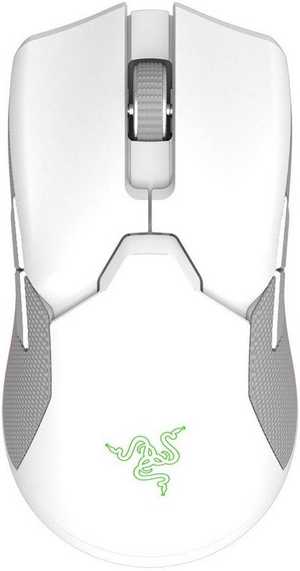 Razer Viper Ultimate-Wireless Gaming Mouse with Charging Dock, HyperSpeed Wireless, Wired - Speedflex Cable, Optical, 20000 DPI, 70 Million Clicks - Mercury | RZ01-03050400-R3M1
