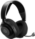 SteelSeries Arctis Nova 5 Wireless Headphones, 40mm Neodymium Drivers, ClearCast Gen 2.x, Retractable Boom, 360Â° Spatial Audio, Quick-Switch Wireless, Black | 61670