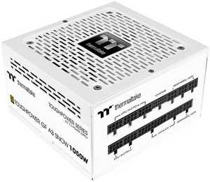 Thermaltake Toughpower GF A3 Snow Power Supply, 1050W Power, 80 Plus Gold Efficiency, PCIe Gen 5 Ready, Japanese Main Capacitor, Active PFC, 120mm FDB Fan, White | PS-TPD-1050FNFAGK-N