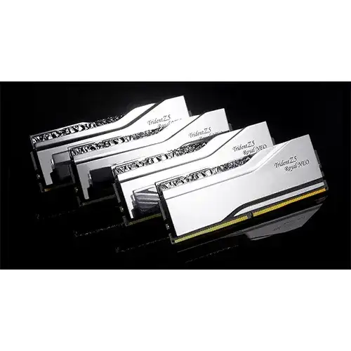 G.Skill Trident Z5 Royal Neo DDR5-8000 32GB (2x16GB) AMD Memory Silver, AMD EXPO, Dual Channel Kit, 8000 MT/s | F5-8000J3848H16GX2-TR5NS