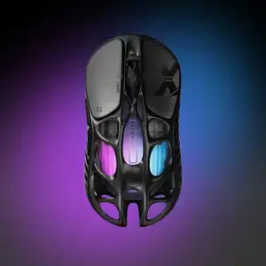 GravaStar Mercury X Pro Wireless Gaming Mouse, Come with 8K Dongle â€“ 32,000 DPI PAW 3950 Sensor, 8,000Hz Polling Rate, Only 49g, Magnesium Alloy Hollow Frame, RGB Lighting, 5 Programmable Buttons