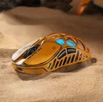 GravaStar Mercury X - Wireless Gaming Mouse, Special Edition - Battle-Worn Yellow